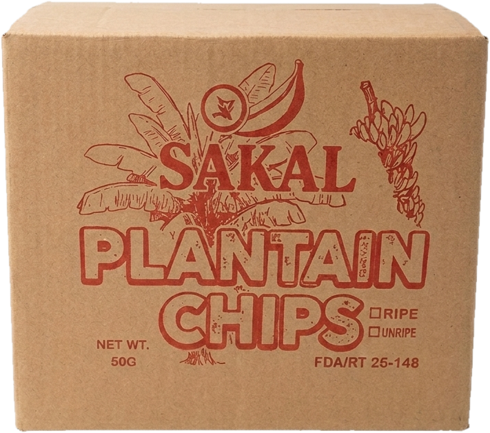Red-printed Sakal carton